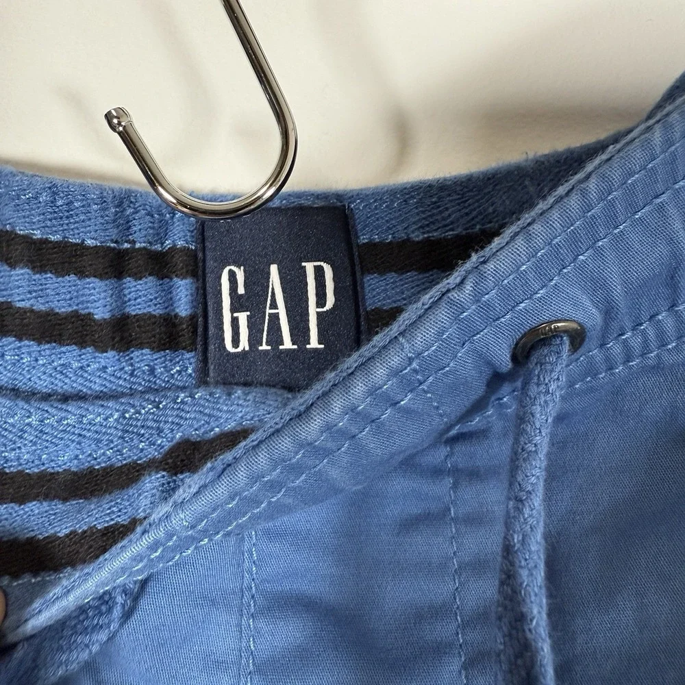 GAP Men's Short Cerulean Blue Chino Drawstring‎ Medium